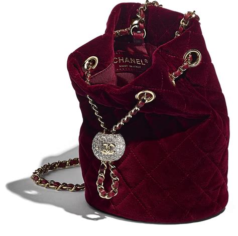 chanel burgandy|Chanel burgundy velvet bag.